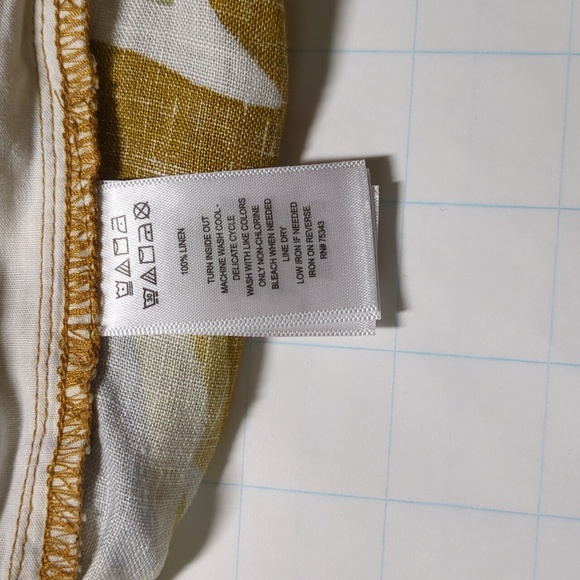 C&C California Floral Hawaiian linen peplum skirt size S - Picture 6 of 6